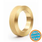 (1 Adet) Altın Renk Dekoratif Bant 5Mt X 22Mm Ahşap Mobilya Duvar Fayans Dekoratif Metalik Bant