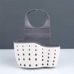 1 Adet, Asılı Sepet, Lavabo Sünger Askılığı, Lavabo Düzenleyici, Silikon Saklama Kutusu, Asılabilir