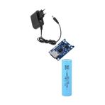 1 Adet Aspilsan Li-ion, TP4056 Type-C Korumalı 18650 Pil Şarj Devresi ve 5V 1A Adaptör