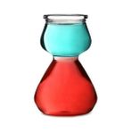 1 Adet Atış Gözlük Cam Kupa Şarap Cam Kupa Bullet Absinthe Katmanlı Kokteyl Atış Küçük Şeffaf Cam Kupa Drinkware | Bira Steins(Yurt Dışından)