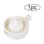 1 Adet Beyaz Mutfak Manuel Portakal Sıkacağı Limon Sıkacağı Plastik Meyve Aracı Mini Blender Taşınabilir Narenciye Sıkacağı Makinesi Mutfak Aksesuarları (Yurt Dışından) - Renkli