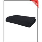 1 Adet Büyük Boy Mikrofiber 50 x 90 cm , Fitness Havlusu , Spor Havlusu , Boya Tutmaz Kuaför Havlusu - Siyah