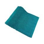 1 Adet Denizli Çeyiz Mikrofiber El-Yüz-Kuaför-Spor Havlusu Saç Boyası Tutmayan Düz Desenli - Turkuaz - 50 x 90 cm