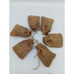 1 Adet Doğal Jüt Torba 7 x 10 cm En x Boy Büzgülü Jut Kese Doğal Ambalaj Paketleme Bayram Şekeri Torbası Hasır Torba Yılbaşı Hediye Paketi Nikah Şekeri Hediye Vegan Para Kesesi Istanbul Sandalet - 7x10