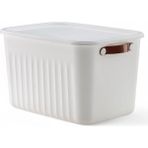 1 Adet Düzenleyici Kapaklı Kutu, Dekoratif Saklama Kutusu, Organizer (35CM*25CM*22CM) Beyaz 15 Li