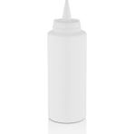 1 Adet, Fişek Plastik Sosluk 500 Ml, Ketçap, Mayonez, Hardal, Barbekü, Zeytinyağlık, Limonluk - Beyaz