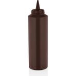1 Adet, Fişek Plastik Sosluk 500 Ml, Ketçap, Mayonez, Hardal, Barbekü, Zeytinyağlık, Limonluk - Kahve