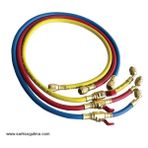 1 Adet Fiyatıdır Gaz Hortumu Vanalı R22-134-404 (60-90 Cm) (Sarcool) 3000-600 Psı