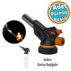 (1 Adet) Gaz Kartuş Başlığı Çakmak Pürmüz Kamp Piknik Kamp Mangal Mutfak Alev Başlatıcı Tutuşturucu