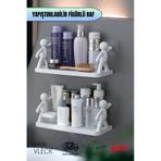 1 Adet İnsan Figürlü Kendinden Yapışkanlı Craft Banyo Rafı