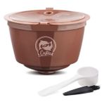1 Adet Kahverengi Stil Dolce Gusto Için Icafilas Yeniden Kullanılabilir Crema Kahve Kapsülü Cappuccino Filtreleri Nescafe Dolci Gusto Makinesi ile Uyumlu (Yurt Dışından) - kahve filtresi