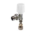 1 Adet-Kas 1/2″ Pex-B Bağlantılı Köşe Rakorlu Radyatör Vanası | Dayanıklı Pirinç Gövde | Isıtma Sistemleri İçin Güvenli & Sızdırmaz Bağlantı