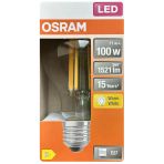 (1 Adet) Ledvance 11W Sarı Işık (2700K) E27 Duylu (Kalın Duy) Filament Led Ampul