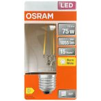 (1 Adet) Ledvance 7,5W Sarı Işık (2700K) E27 Duylu (Kalın Duy) Filament Led Ampul