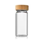 1 Adet Leeseph Cam Baharat Kavanozları, Bambu Ahşap Kapaklı ve Shaker Kapaklı 4 Oz Boş Kare Baharat Şişeleri Baharat Rafı, Çekmece, Dolap (Yurt Dışından) - Pepper Shakers - Renkli