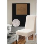 1 Adet Likralı Esnek Yıkanabilir Sandalye Örtüsü 45 x 45 x 60 Boyutlarında Bal Peteği Sandalye Kılıfı - 45 x 45 cm - Krem