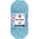 1 Adet Lotus Bikini Büstiyer Bluz Örgü İpi K537 Bebe Mavi