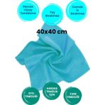 1 Adet Mavi Baklava Desen Mikrofiber Leke Bırakmaz Araç Yıkama Kurulama Oto Cam Temizlik Bezi 40X40 - 01-Mavi