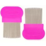 1 Adet Metal Bit Tarağı pembe