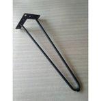 1 ADET-Metal Firkete Ayak-Siyah Renk-MFA2 - 38,5 cm