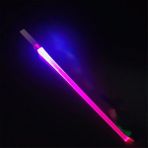 1 Adet Mor Chop Sabres Lights Up Işın Kılıcı Çubuklarını Aydınlık Çubuklarını Gece Sofra Çok Renkli Çubuklarını (Yurt Dışından) - Chopsticks