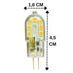 (1 Adet) Osaka 12Volt 3W Sarı Işık (3000K) G4 Duylu Led Kapsül Ampul