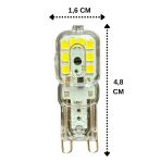 (1 Adet) Osaka 3W Beyaz Işık (6500K) Dim Edilebilir G9 Duylu Led Kapsül Ampul