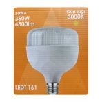 (1 Adet) Osaka 60W (350W) Sarı Işık E27 Duylu (Kalın Duy) Led Torch Ampul
