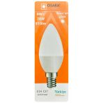 (1 Adet) Osaka 9W (70W) Beyaz Işık (6500K) E14 Duylu (İnce Duy) Led Mum Ampul