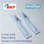 1 Adet Piercing Delim Iğnesi Gri 45 mm Intraket Kanül Anjiokat 1.6 Göbek Dil Köprü