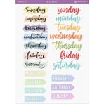 1 Adet Planlayıcı Temalı Sticker – 12X17 cm | Scrapbook, Bullet Journal, Planlayıcı ve Ajanda Için Özel Tasarım