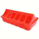 1 adet Rutin Tavuk Yemliği, Anti-Sprey Oluk, Yiyecek Kutusu, Güvercin Papağan Çeşitli Kuşlar Yiyecek Kutusu, 12 Delikli Yem Kutusu