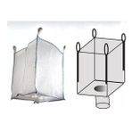 1 Adet Sanayi Tipi Big Bag Büyük Grit Çuval 90x90x120 CM Alt Bacalı Tahliyeli