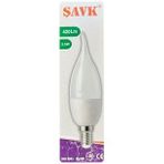 (1 Adet) Şavk 5,5W (37W) Beyaz Işık (6500K) E14 Duylu (İnce Duy) Led Kıvrık Ampul