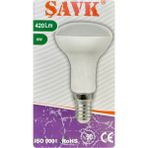 (1 Adet) Şavk 6W (37W) Beyaz Işık (6500K) E14 Duylu (İnce Duy) Led R50 Ampul