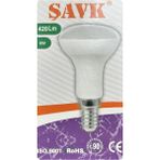 (1 Adet) Şavk 6W (37W) Sarı Işık (3000K) E14 Duylu (İnce Duy) Led R50 Ampul