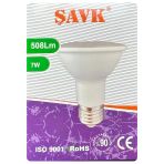 (1 Adet) Şavk 7W 6500K (Beyaz Işık) Par20 E27 Duylu (Kalın Duy) Led Spot Ampul