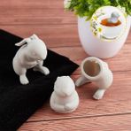 1 Adet Sevimli Tavşan Silikon Çay Makinesi Tavşan Çayı Demlik Filtre Süzgeç Puer Çayı Bitki Çayı Süzgeci Araçları Aksesuarları (Yurt Dışından) - Tea Strainers - Renkli