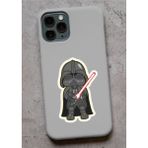 1 Adet Star Wars Darth Vader Telefon Laptop Notebook Sticker - 5 x 5 cm - Renkli