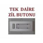 (1 Adet) Tekli Alüminyum Sıva Üstü Zil Butonu-1'li Zil Butonu