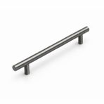 (1 Adet) Titanyum Renk 128 Mm 12,8 Cm Metal Mobilya Mutfak Dolap Çekmece Dolabı Kulbu Kulpu Kulpları