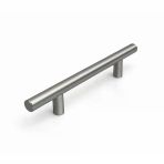 (1 Adet) Titanyum Renk 96 Mm 9,6 Cm Metal Mobilya Mutfak Dolap Çekmece Dolabı Kulbu Kulpu Kulpları