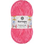 1 Adet Yumurcak Kadife El Örgü Ipi Pembe K798