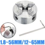 1 Adet Z011A Mini Collet Metal 4 Çeneli Torna Aynası Kelepçeleri 1.8 ~ 56MM/12 ~ 65MM M12 Konu Ahşap Torna Torna Aksesuarları (Yurt Dışından) - Renkli