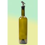 1 Adet Zeytinyağı Şişesi Gümüş Akıtıcılı Ayçiçek Yağı Ve Sıvılar Için Uygun 750ml Cam Yağdanlık Şişe