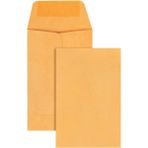 #1 Bozuk Para ve Küçük Parça Zarfı, 28 Lb. Kahverengi, 5.7x8.9 Cm, 500&APOS;LÜ Kutu (50162) - Standart