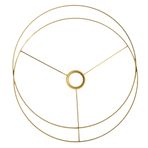 1 Çift Abajur Teli – ⌀30 cm | GOLD | Metal, Paslanmaz Çerçeve Seti | Makrome Avize, Abajur Başlığı ve Tavan Lambası Yapımı için Uygun, Dayanıklı ve Dekoratif Tel Çemberlerdir.