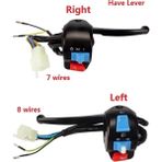 1 Çift Kol Stili Motosiklet Scooter E-Bisiklet Sol ve Sağ Gidon Kontrol Anahtarı Korna Dönüş Sinyali 12 V Gyair Için Su Geçirmez (Yurt Dışından) - Motosiklet elektrik sistemi