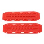 1 Çift RC Kurtarma Kurulu, SCX24 1/24 Yedek Parçalar Için Kaymaz Plastik RC Kum Merdiveni (kırmızı)