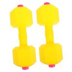 1 Çocuk Dambıl Bebek Egzersiz ı Ağırlık Dambıl Spor Salonu Ağırlıkları Yürümeye Başlayan Çocuk Ağırlıkları Ayarlanabilir Dambıl Egzersiz Dambıl Yellow Plastik BESPORTBLE